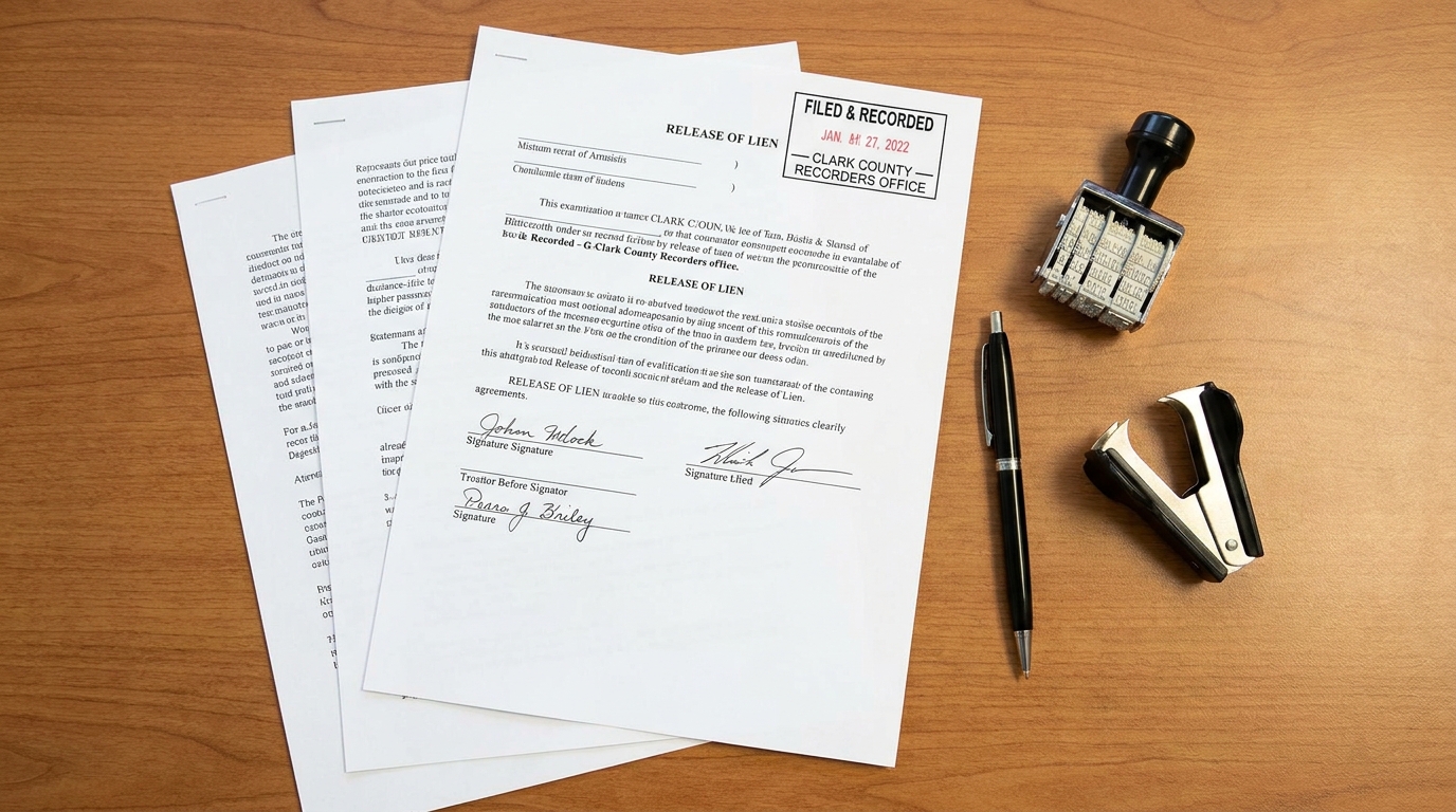 selling land with active tax lien Washington - lien release and closing procedures